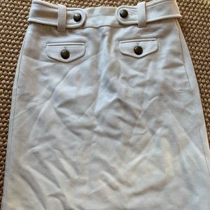 JCrew Winter White Skirt Size 0